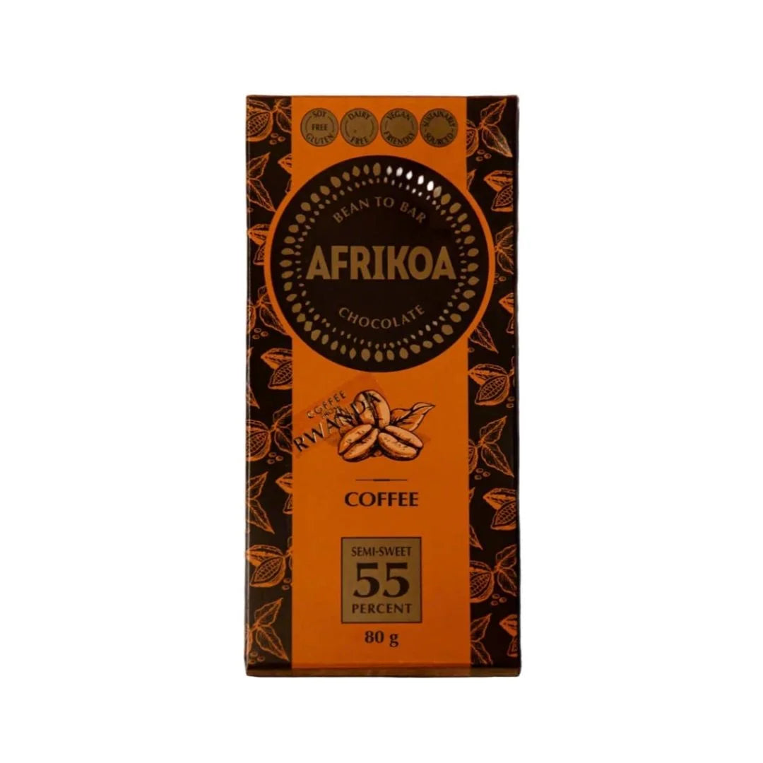 Semi-Sweet Chocolate with Coffee 100g Bar