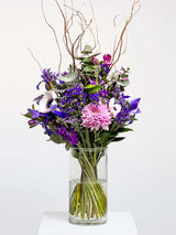 Resilience Bouquet by Bloomable, featuring purple alstroemeria and willows, celebrating women's strength. Available in South Africa.