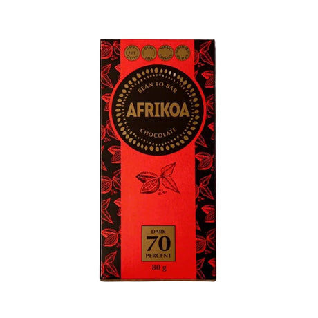 Afrikoa Dark Chocolate 80g Bar