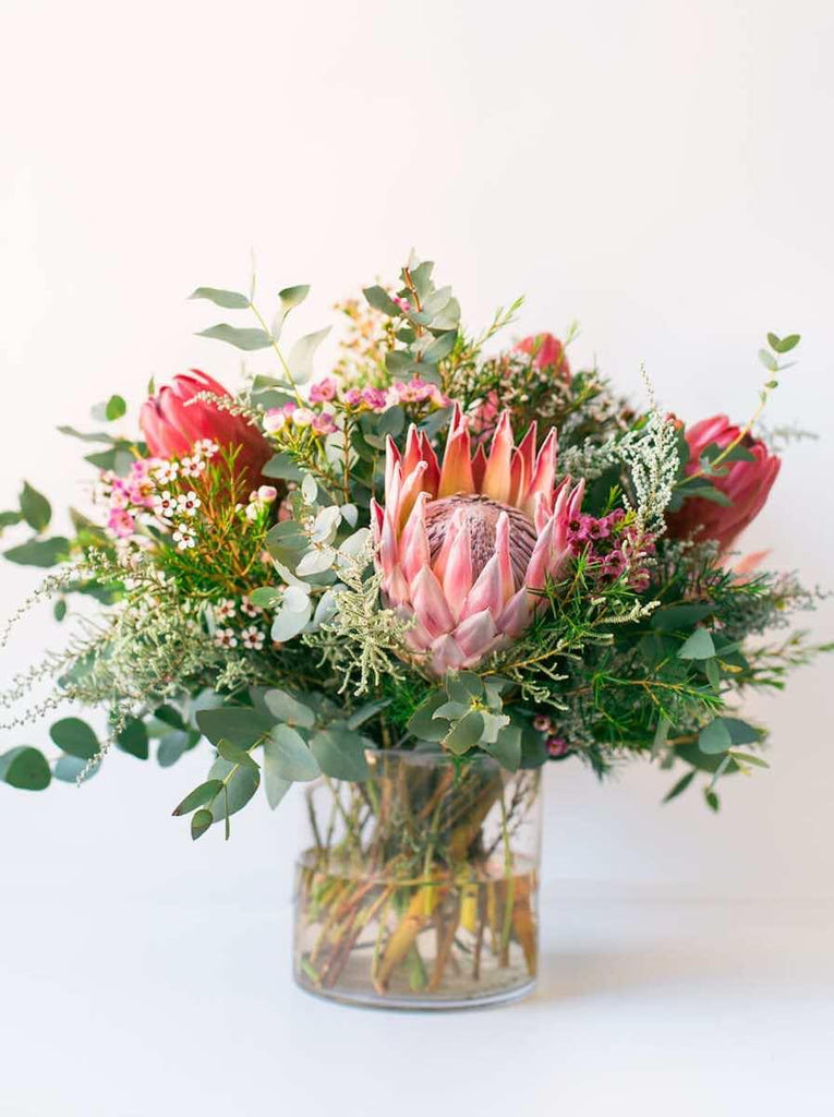 Luxury King Protea Vase Arrangement - Bloomable (PTY) Ltd