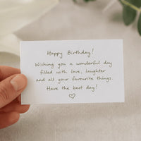 Free Gift Note