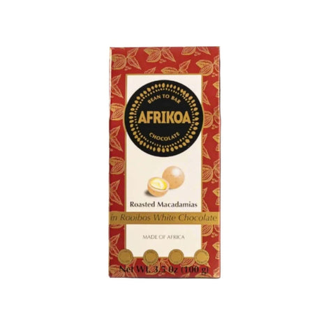 Macadamia Nuts in Rooibos White Chocolate 100g Box