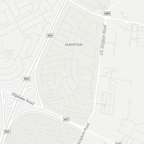 Map of Albertsdal
