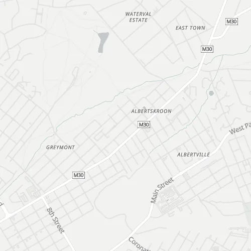 Map of Albertskroon