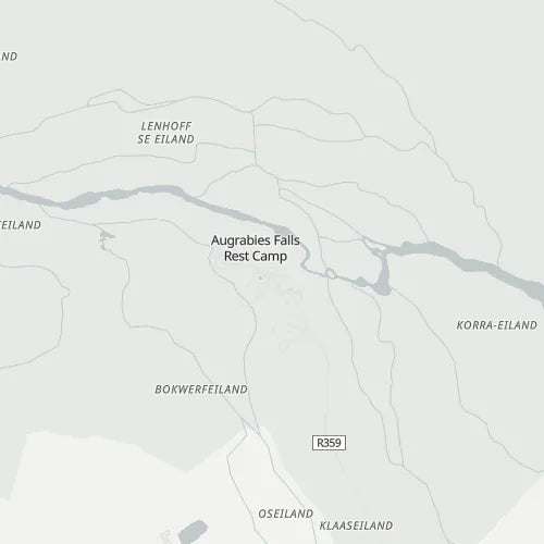 Map of Augrabies Falls National Park