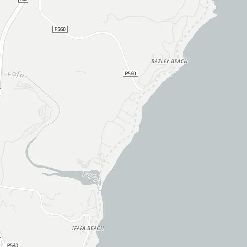Map of Bazley Beach