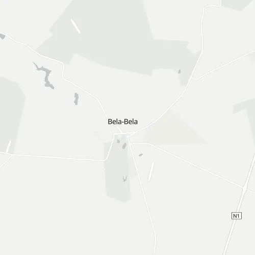 Map of Bela Bela (Warmbaths)