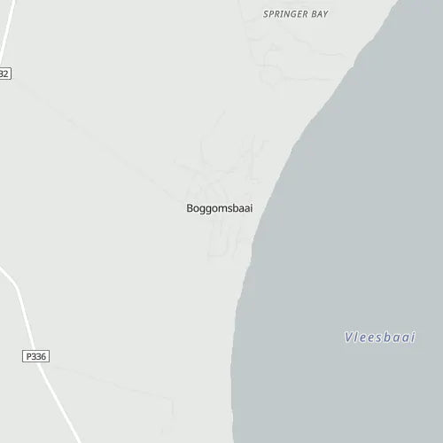 Map of Boggomsbaai