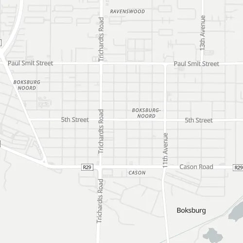 Map of Boksburg North