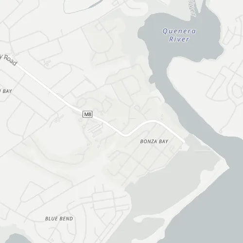 Map of Bonza Bay