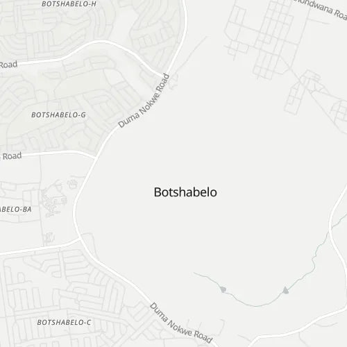 Map of Botshabelo