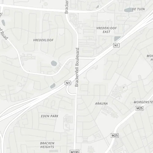 Map of Brackenfell