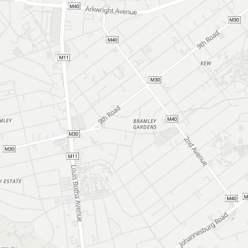 Map of Bramley Gardens