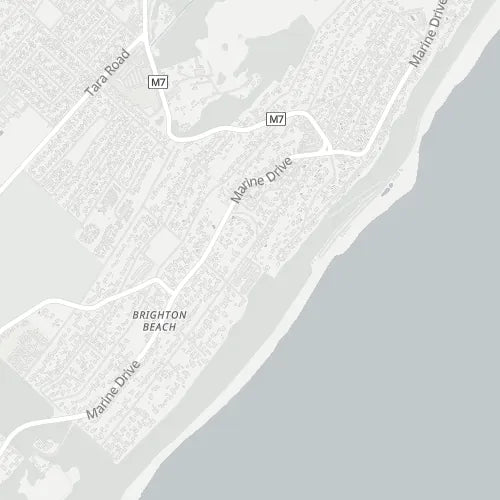 Map of Brighton Beach