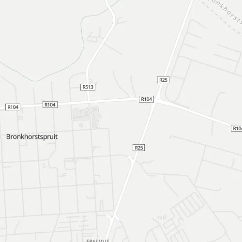 Map of Bronkhorstspruit