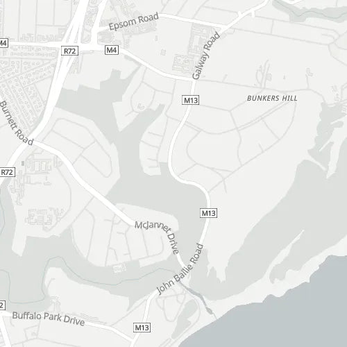 Map of Bunkers Hill