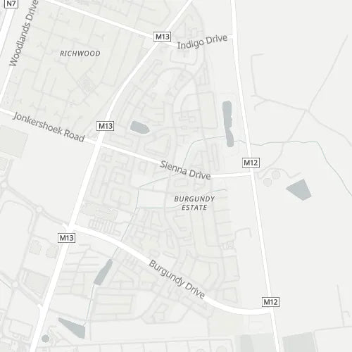 Map of Burgundy Estate