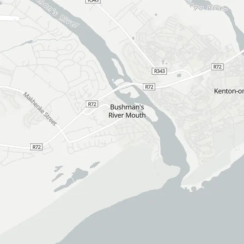 Map of Bushmans River Mouth
