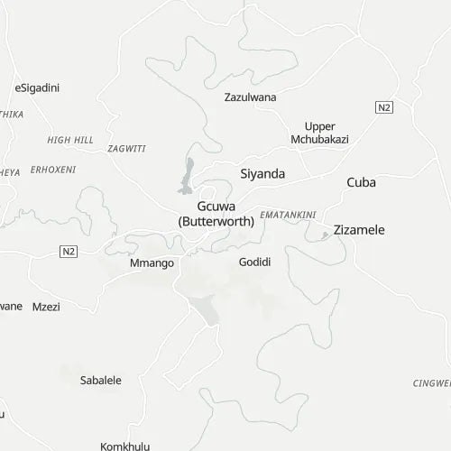 Map of Butterworth