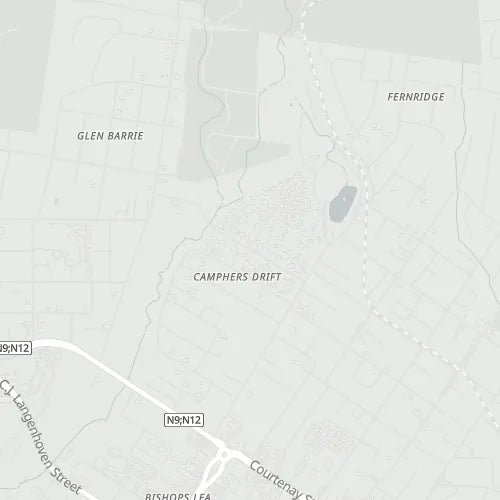Map of Camphers Drift