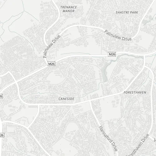 Map of Caneside