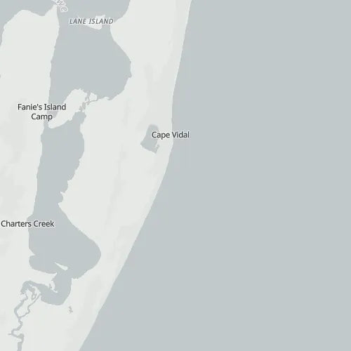 Map of Cape Vidal