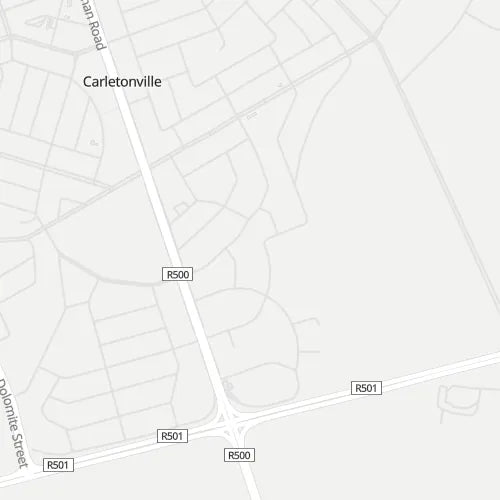 Map of Carletonville