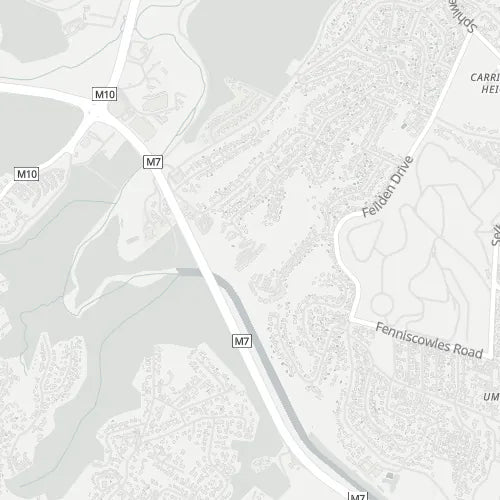 Map of Carrington Heights