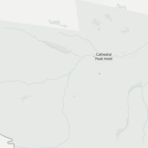 Map of Cathedral Peak