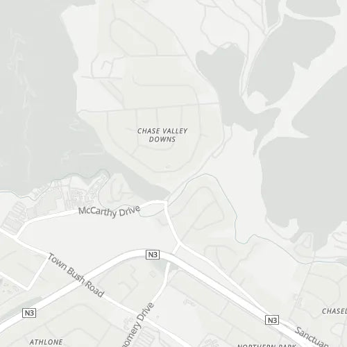 Map of Chase Valley Downs