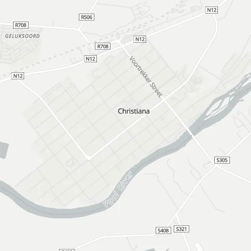 Map of Christiana
