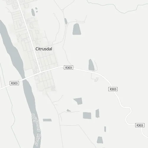 Map of Citrusdal