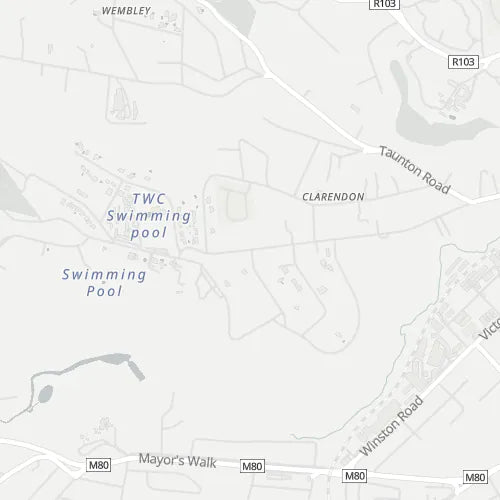 Map of Clarendon