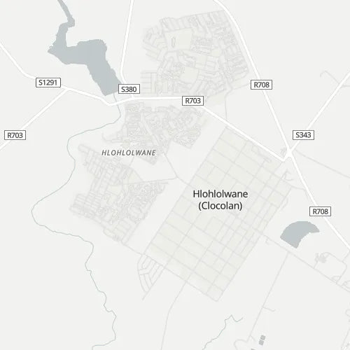 Map of Clocolan