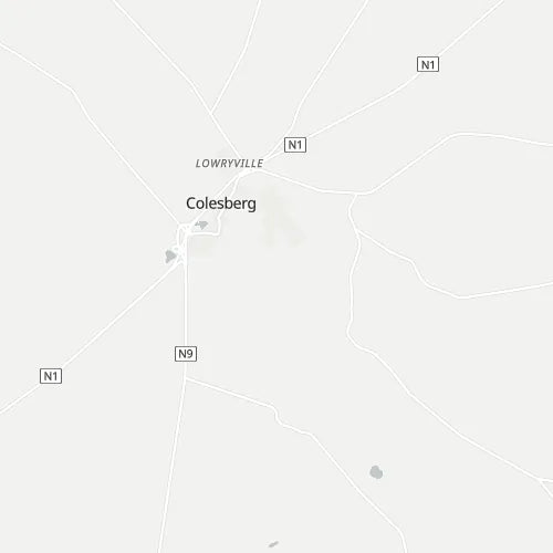 Map of Colesberg