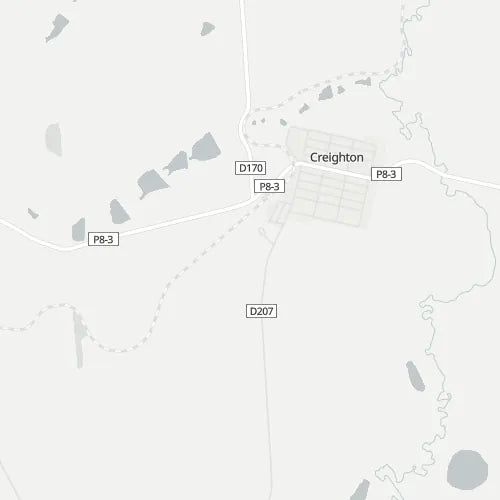 Map of Creighton