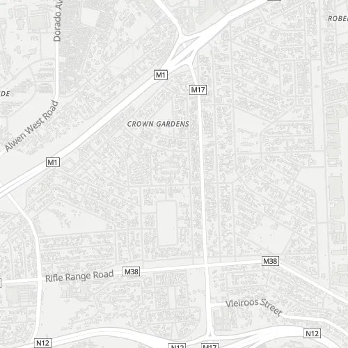 Map of Crown Gardens
