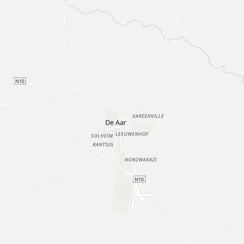 Map of De Aar