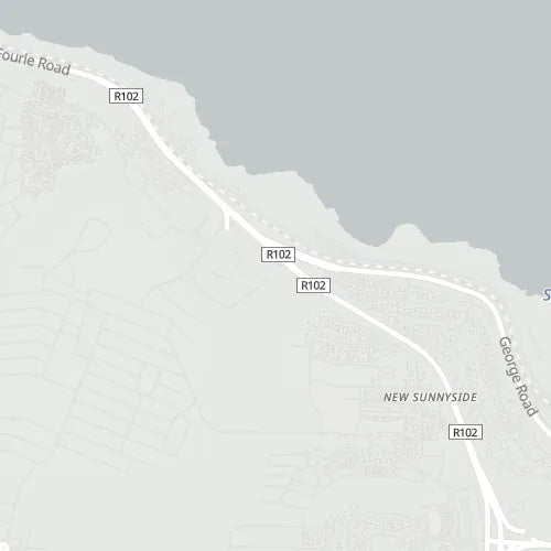 Map of De Bakke (Mossel Bay)