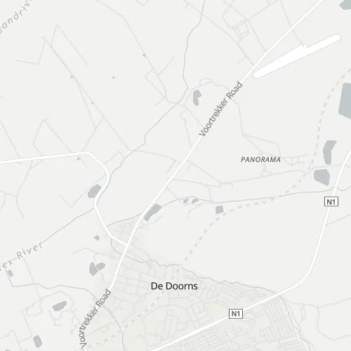 Map of De Doorns