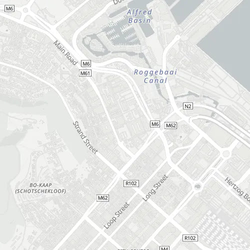 Map of De Waterkant