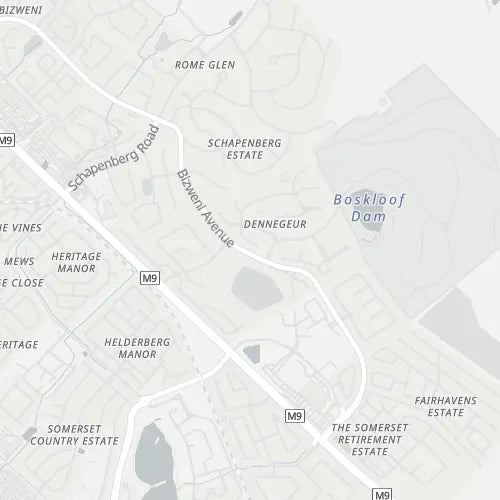 Map of Dennegeur