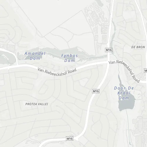 Map of Door De Kraal