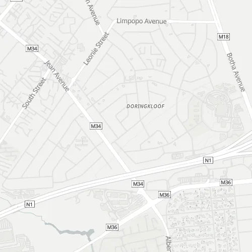 Map of Doringkloof