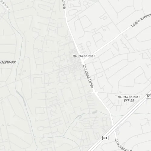 Map of Douglasdale