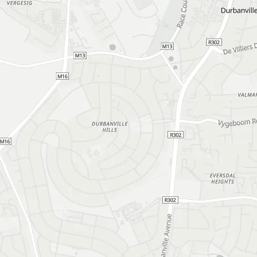 Map of Durbanville Hills