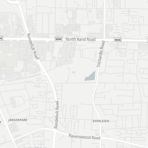 Map of East Rand