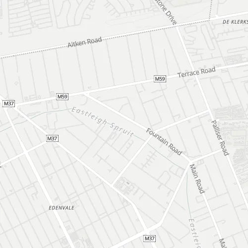 Map of Eastleigh (Gauteng)