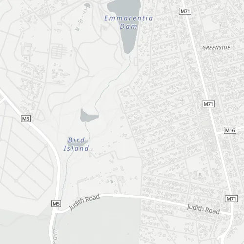 Map of Emmarentia