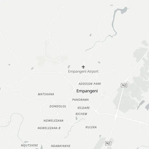Map of Empangeni